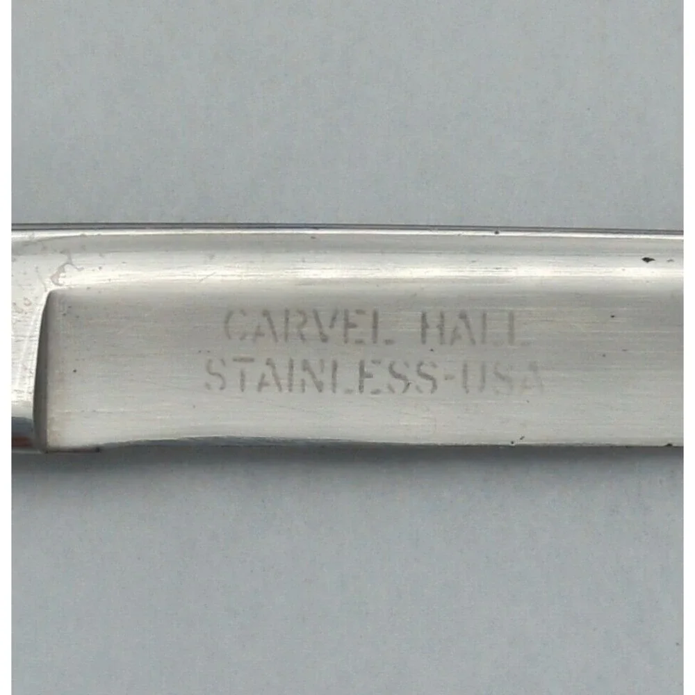 Carvel Hall Stainless Steel Steak Knives 6 Beautiful Ones & 1 Ugly‎ One Set Of 7